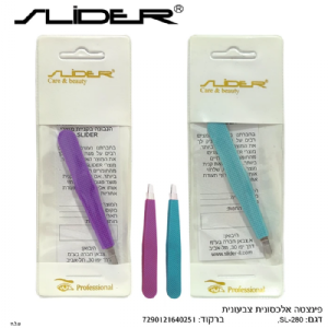 פינצטה אלכסונית צבעונית