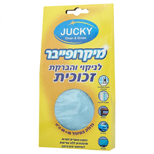 מיקרופייבר לניקוי והברקת זכוכית