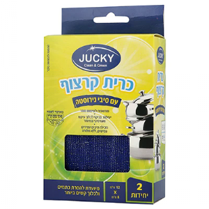 כרית קרצוף עם סיבי נירוסטה